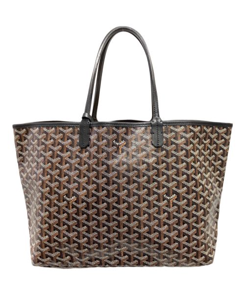 GOYARD（ゴヤール）GOYARD (ゴヤール) サンルイPM トートバッグ ブラック×ブラウン サイズ:PMの古着・服飾アイテム