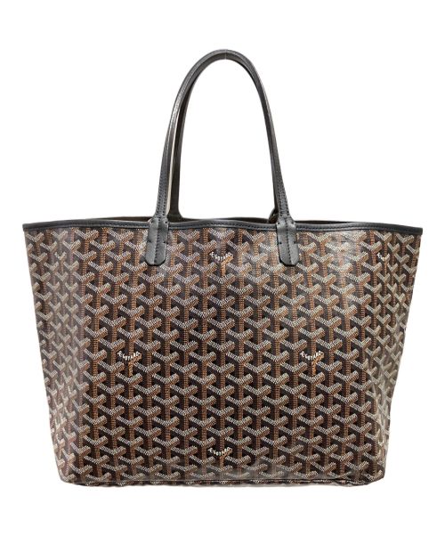 GOYARD（ゴヤール）GOYARD (ゴヤール) サンルイPM トートバッグ ブラック×ブラウン サイズ:PMの古着・服飾アイテム
