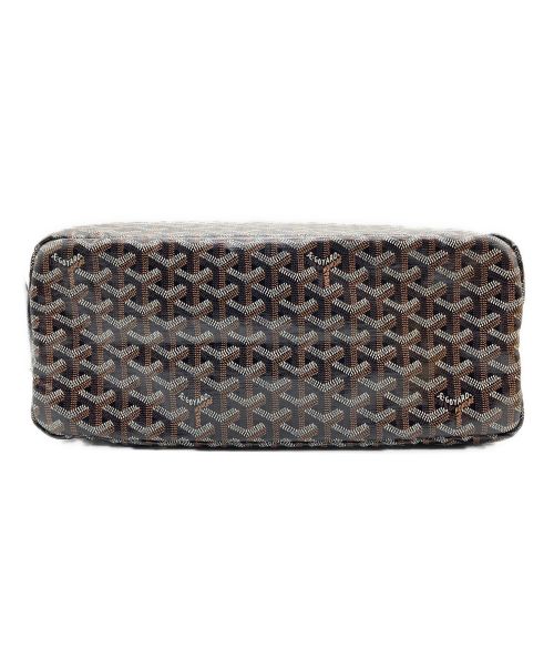 GOYARD（ゴヤール）GOYARD (ゴヤール) サンルイPM トートバッグ ブラック×ブラウン サイズ:PMの古着・服飾アイテム