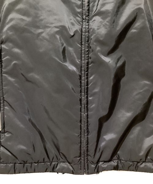 PRADA（プラダ）PRADA (プラダ) Reversible Nylon Padded Jacket（リバーシブルナイロンパデッドジャケット） ブラック×ブルー サイズ:54の古着・服飾アイテム