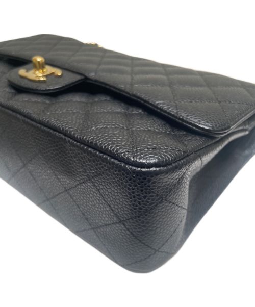 CHANEL（シャネル）CHANEL (シャネル) マトラッセ25 Wフラップチェーンショルダーバッグ ブラック サイズ:25の古着・服飾アイテム