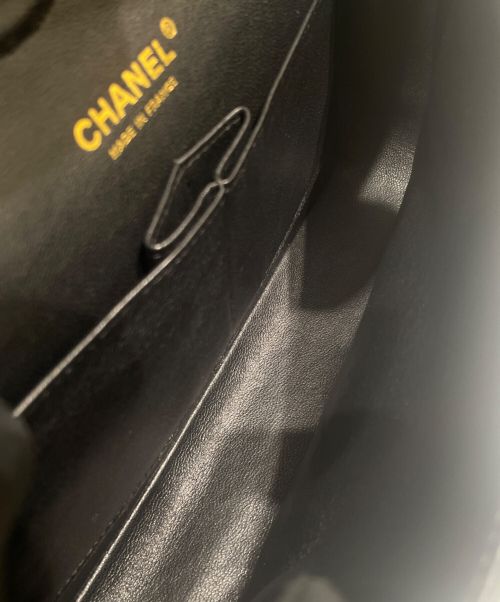 CHANEL（シャネル）CHANEL (シャネル) マトラッセ25 Wフラップチェーンショルダーバッグ ブラック サイズ:25の古着・服飾アイテム