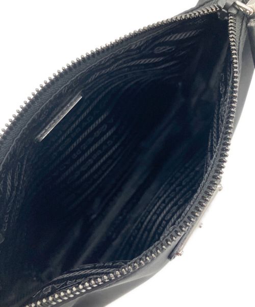 PRADA（プラダ）PRADA (プラダ) RE-NYLON サフィアーノ ショルダーバッグ ブラックの古着・服飾アイテム