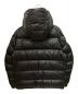 MONCLER (モンクレール) DASSIN/レザーダウンジャケット ブラック サイズ:3：295000円