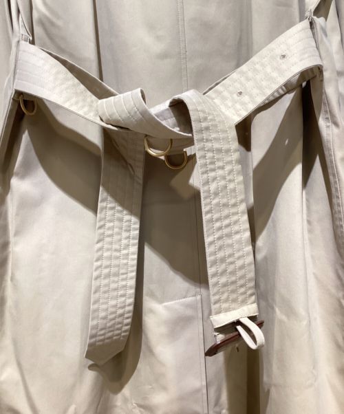 BURBERRY（バーバリー）BURBERRY (バーバリー) Long Trench Coat（ロングトレンチコート） カーキ サイズ:42の古着・服飾アイテム