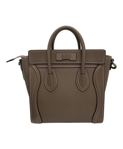 CELINE（セリーヌ）CELINE (セリーヌ) ラゲージ　ナノ スリ(アッシュブラウン) サイズ:ナノの古着・服飾アイテム