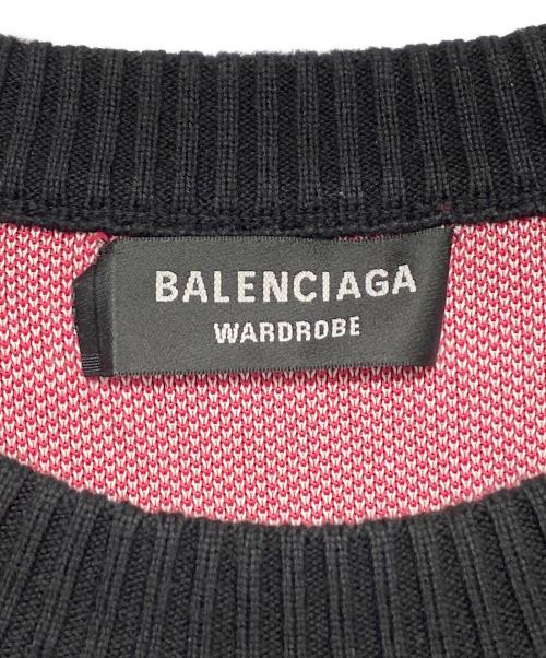 BALENCIAGA（バレンシアガ）BALENCIAGA (バレンシアガ) キャンペーンロゴニット ブラック サイズ:Mの古着・服飾アイテム