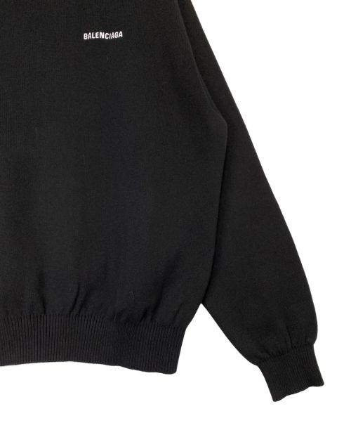 BALENCIAGA（バレンシアガ）BALENCIAGA (バレンシアガ) キャンペーンロゴニット ブラック サイズ:Mの古着・服飾アイテム