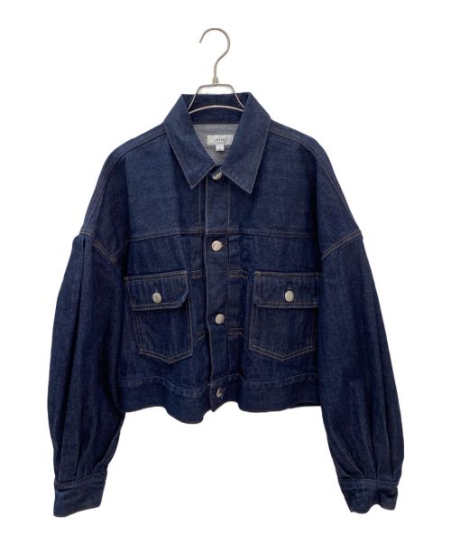 HYKE（ハイク）HYKE (ハイク) BALLOON SLEEVE DENIM JACKET インディゴ サイズ:１の古着・服飾アイテム