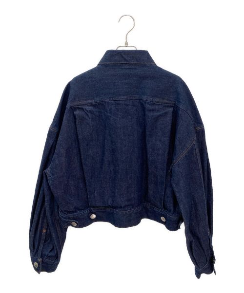 HYKE（ハイク）HYKE (ハイク) BALLOON SLEEVE DENIM JACKET インディゴ サイズ:１の古着・服飾アイテム