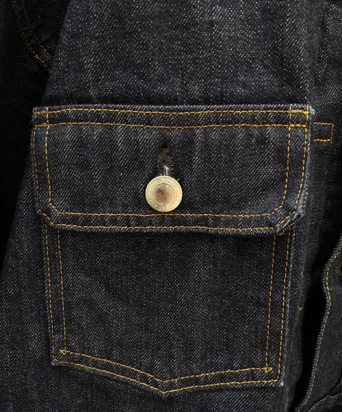 HYKE（ハイク）HYKE (ハイク) BALLOON SLEEVE DENIM JACKET インディゴ サイズ:１の古着・服飾アイテム