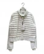 MONCLERモンクレール）の古着「MAGLIA CARDIGAN ダウンジャケット」｜ホワイト