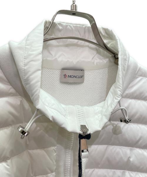 MONCLER（モンクレール）MONCLER (モンクレール) MAGLIA CARDIGAN ダウンジャケット ホワイト サイズ:XLの古着・服飾アイテム