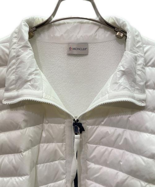 MONCLER（モンクレール）MONCLER (モンクレール) MAGLIA CARDIGAN ダウンジャケット ホワイト サイズ:XLの古着・服飾アイテム