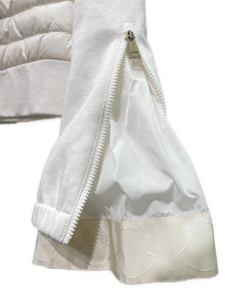 MONCLER（モンクレール）MONCLER (モンクレール) MAGLIA CARDIGAN ダウンジャケット ホワイト サイズ:XLの古着・服飾アイテム