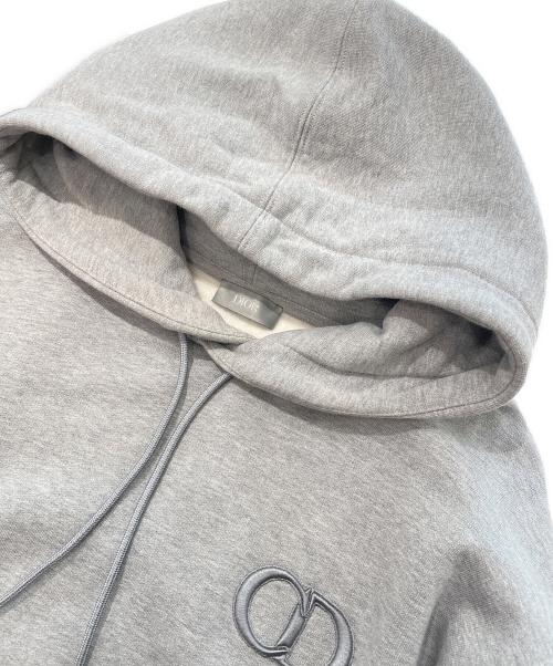 Dior（ディオール）Dior (ディオール) CD Icon スウェットシャツ/CDロゴパーカー グレー サイズ:SIZE Lの古着・服飾アイテム