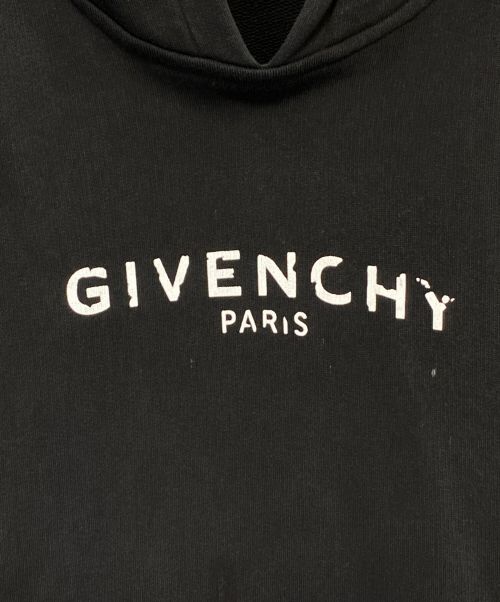 GIVENCHY（ジバンシィ）GIVENCHY (ジバンシィ) ロゴパーカー ブラック サイズ:Sの古着・服飾アイテム