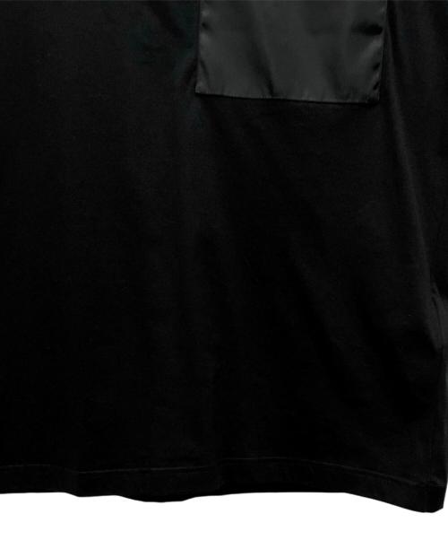 PRADA（プラダ）PRADA (プラダ) トライアングルロゴポケットTシャツ ブラック サイズ:XXLの古着・服飾アイテム