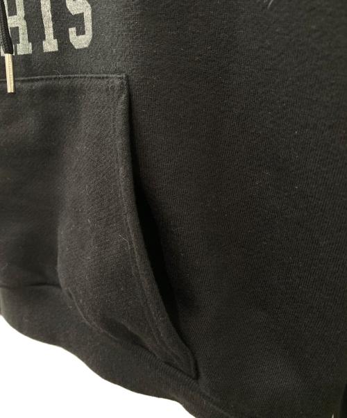 CELINE（セリーヌ）CELINE (セリーヌ) CELINE 16 PARIS ロゴ ルーズ ブラック スウェット ブラック サイズ:Sの古着・服飾アイテム