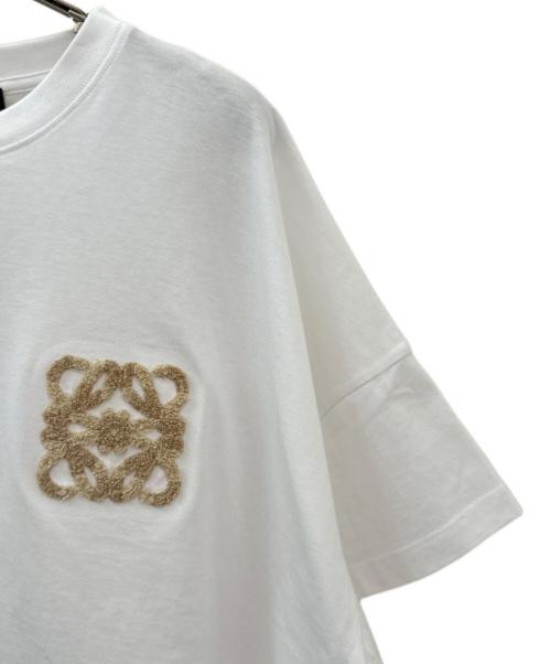 LOEWE（ロエベ）LOEWE (ロエベ) ボクシーフィットアナグラムTシャツ ホワイト サイズ:Ｍの古着・服飾アイテム