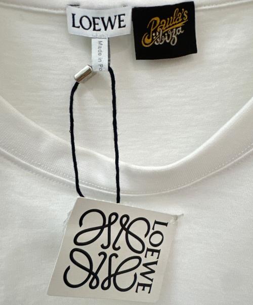 LOEWE（ロエベ）LOEWE (ロエベ) ボクシーフィットアナグラムTシャツ ホワイト サイズ:Ｍの古着・服飾アイテム