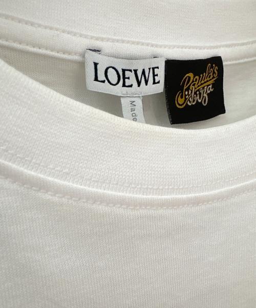 LOEWE（ロエベ）LOEWE (ロエベ) ボクシーフィットアナグラムTシャツ ホワイト サイズ:Ｍの古着・服飾アイテム