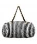 CHANEL (シャネル) ボーリングバッグ ホワイト×ブラック：250000円