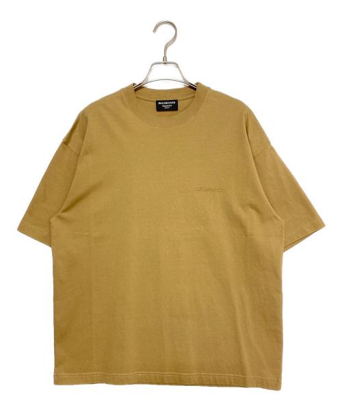 BALENCIAGA（バレンシアガ）BALENCIAGA (バレンシアガ) ロゴTシャツ ブラウン サイズ:Sの古着・服飾アイテム