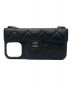 CHANEL（シャネル）の古着「iPhone15 Pro MAXケース」｜ブラック×ゴールド金具