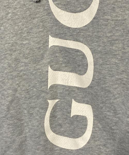 GUCCI（グッチ）GUCCI (グッチ) ロゴパーカー グレー サイズ:XSの古着・服飾アイテム