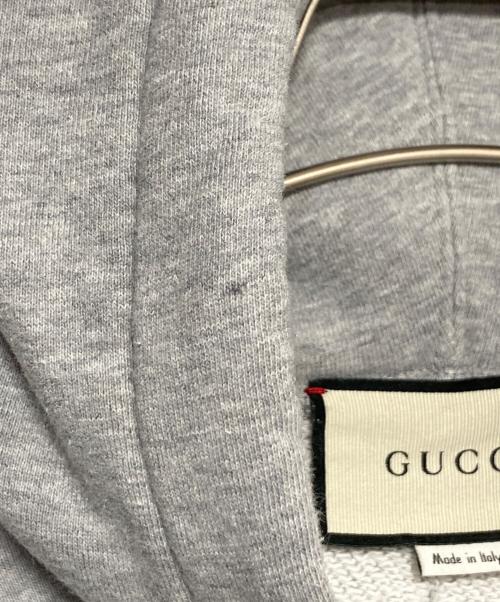 GUCCI（グッチ）GUCCI (グッチ) ロゴパーカー グレー サイズ:XSの古着・服飾アイテム