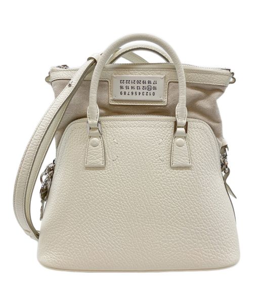 Maison Margiela（メゾンマルジェラ）Maison Margiela (メゾンマルジェラ) 5ACミニショルダーバッグ ホワイト サイズ:ミニの古着・服飾アイテム