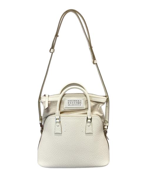 Maison Margiela（メゾンマルジェラ）Maison Margiela (メゾンマルジェラ) 5ACミニショルダーバッグ ホワイト サイズ:ミニの古着・服飾アイテム