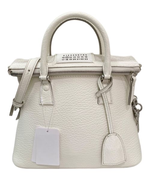 Maison Margiela（メゾンマルジェラ）Maison Margiela (メゾンマルジェラ) 5ACミニショルダーバッグ ホワイト サイズ:ミニ 未使用品の古着・服飾アイテム