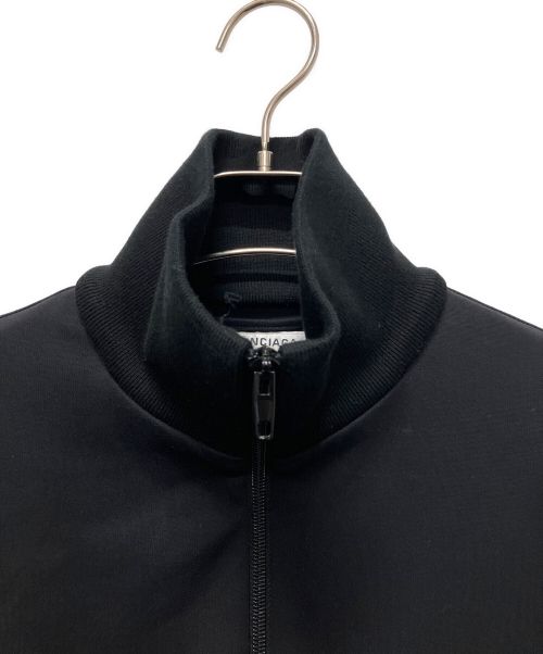 BALENCIAGA（バレンシアガ）BALENCIAGA (バレンシアガ) ストレッチ ジャージー ジップアップ トラックジャケット ブラック サイズ:36の古着・服飾アイテム