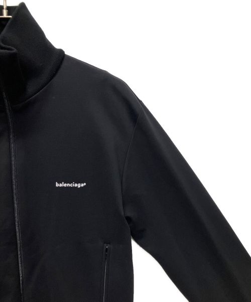 BALENCIAGA（バレンシアガ）BALENCIAGA (バレンシアガ) ストレッチ ジャージー ジップアップ トラックジャケット ブラック サイズ:36の古着・服飾アイテム