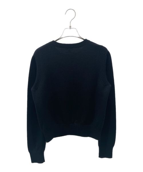 CHANEL（シャネル）CHANEL (シャネル) ココマークエンブレムカシミヤニット ブラック サイズ:38の古着・服飾アイテム