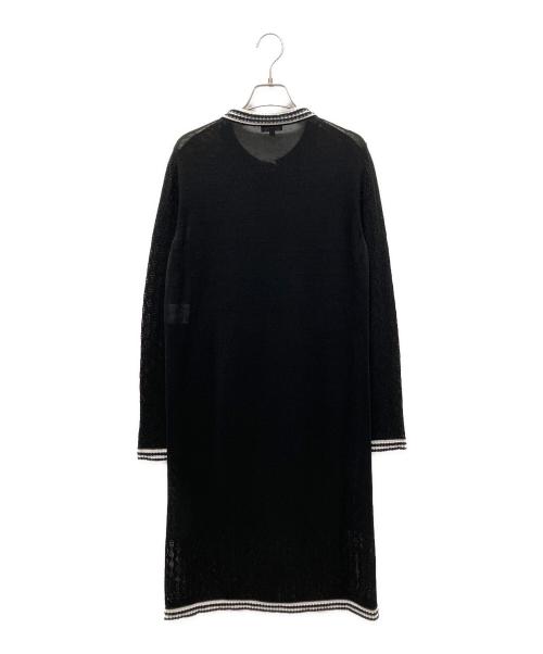 CHANEL（シャネル）CHANEL (シャネル) P60 ココボタン 4ポケット シルクレースドレス ブラック サイズ:38の古着・服飾アイテム