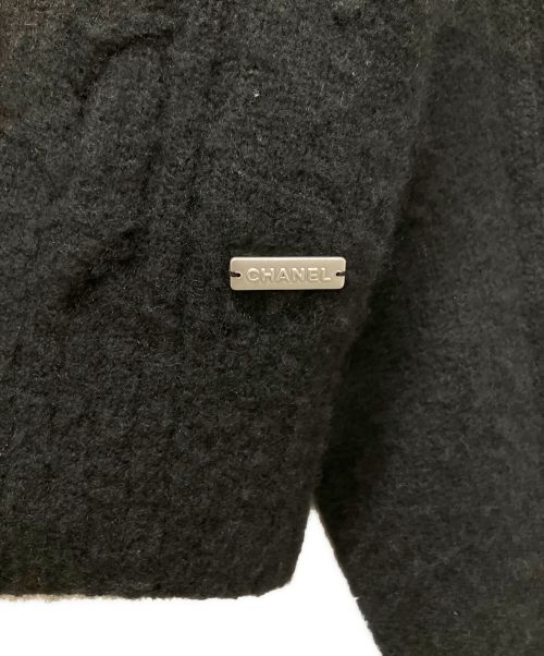 CHANEL（シャネル）CHANEL (シャネル) P70 ココネージュ カシミヤ ノルディック ニット プルオーバー ホワイト×ブラック サイズ:34の古着・服飾アイテム