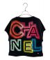 CHANEL (シャネル) カシミヤ混 ロゴ ニット ベスト ブラック サイズ:34：200000円
