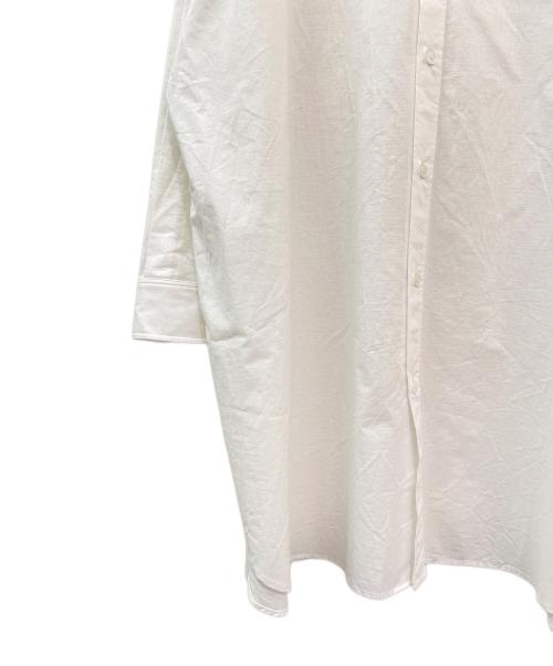 CELINE（セリーヌ）CELINE (セリーヌ) トリオンフロゴオーバーサイズシャツ ホワイト サイズ:34の古着・服飾アイテム
