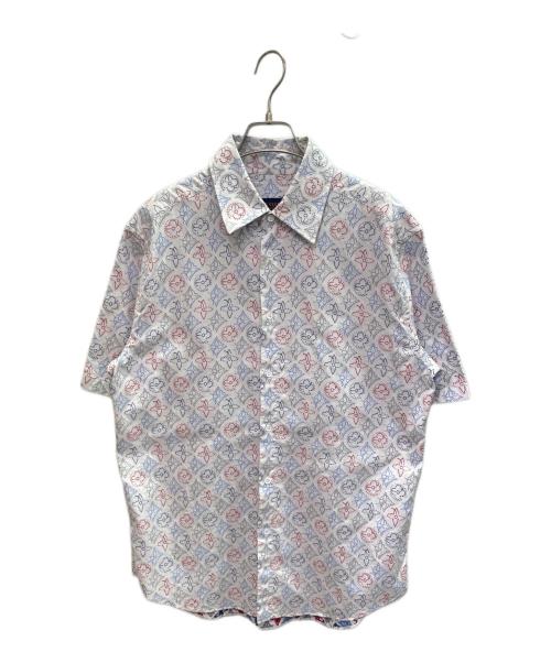 LOUIS VUITTON（ルイ ヴィトン）LOUIS VUITTON (ルイ ヴィトン) モノグラムシグネチャーシャツ ホワイト サイズ:XLの古着・服飾アイテム