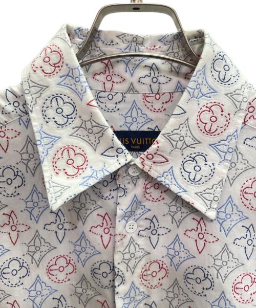 LOUIS VUITTON（ルイ ヴィトン）LOUIS VUITTON (ルイ ヴィトン) モノグラムシグネチャーシャツ ホワイト サイズ:XLの古着・服飾アイテム