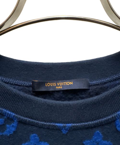 LOUIS VUITTON（ルイ ヴィトン）LOUIS VUITTON (ルイ ヴィトン) モノグラムジャガードスウェット ネイビー サイズ:Mの古着・服飾アイテム