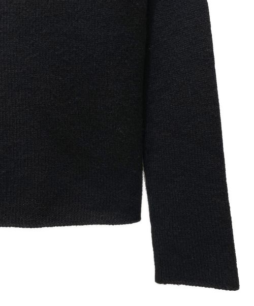 Christian Dior（クリスチャン ディオール）Christian Dior (クリスチャン ディオール) カシミヤロゴニット ブラック サイズ:38の古着・服飾アイテム