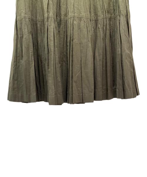 PLEATS PLEASE（プリーツプリーズ）PLEATS PLEASE (プリーツプリーズ) プリーツスカート オリーブ サイズ:１の古着・服飾アイテム