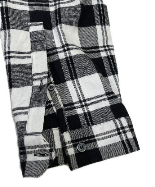 LOEWE（ロエベ）LOEWE (ロエベ) アナグラムレザーパッチワークシャツ サイズ:42の古着・服飾アイテム