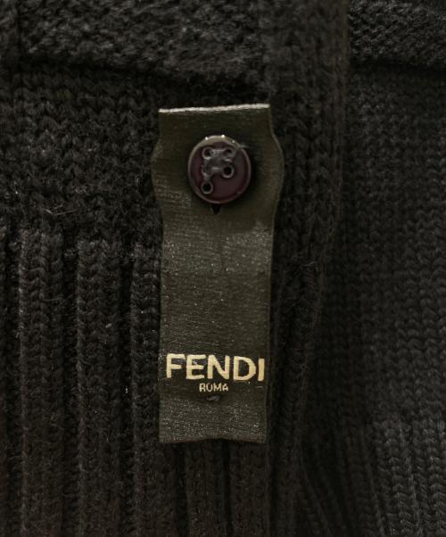 FENDI（フェンディ）FENDI (フェンディ) ジャガードズッカニット ブラック サイズ:44の古着・服飾アイテム