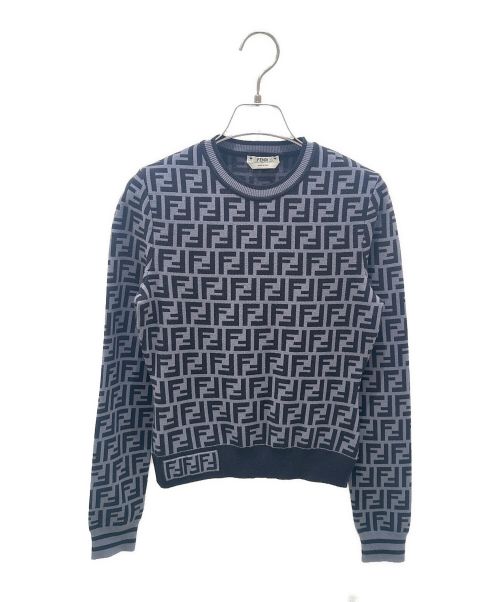 FENDI（フェンディ）FENDI (フェンディ) ズッカニット グレー サイズ:36の古着・服飾アイテム