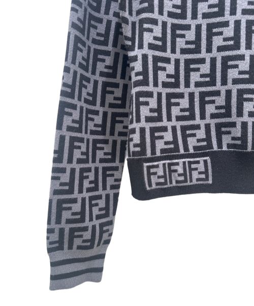 FENDI（フェンディ）FENDI (フェンディ) ズッカニット グレー サイズ:36の古着・服飾アイテム